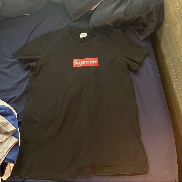 Supreme T-Shirt - 20th Anniversary Box Logo Black Tee